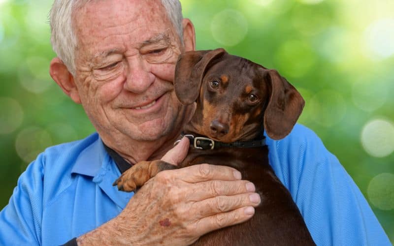 Joint-Supplements-For-Dogs-Man-Holding-Endearing-Dachshund-Dog-Min